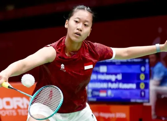 Live streaming semifinal badminton Asian Games 2026 hari ini, Rabu, 23 September 2026 antara tim beregu putri Indonesia vs China. (Sumber: Instagram/@badminton.ina)