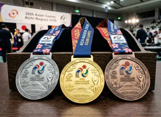 Ilustrasi. Update klasemen medali Asian Games 2026 Rabu sore 23 September. (Sumber: Generated AI)