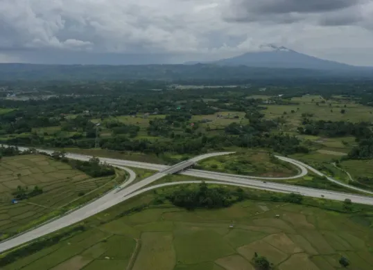 Ilustrasi jalan tol lintas Sumatera. (Sumber: Pemprov Aceh)