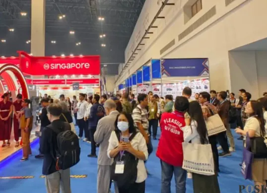 Suasana pembukaan pameran Automechanicha Jakarta 2026 di NICE PIK 2, Kamis, 24 September 2026. (Sumber: Poskota/ Dimas)
