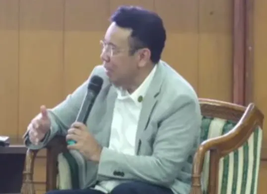 Guru Besar Agribisnis UIN Jakarta, Achmad Tjachja Nugraha di forum GANTARI 2026. (Sumber: Istimewa)