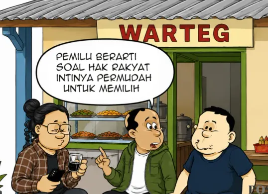 Ilustrasi Obrolan Warteg, Sabtu, 26 September 2026. (Sumber: Poskota/Arif Setiadi)
