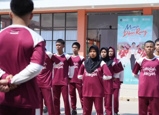 Program BNI Sahabat Sekolah Rakyat. (Sumber: BNI)