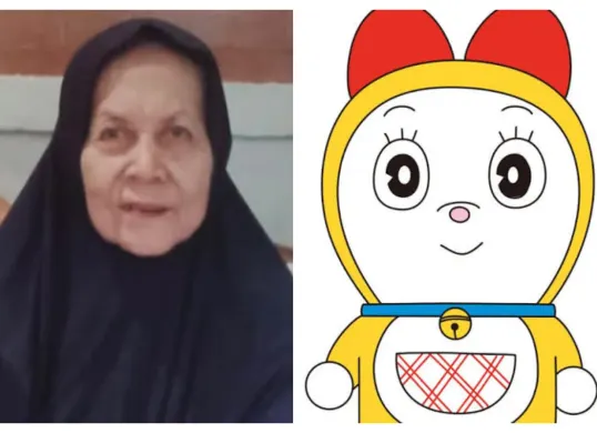Anna Satryana Lubis, pengisi suara Dorami, meninggal dunia pada usia 84 tahun. (Sumber: Dok.Heroes Wiki)