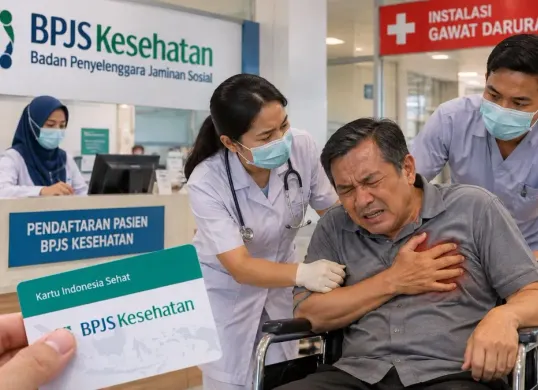Ilustrasi penderita penyakit jantung. (Sumber: Dok. BPJS Kesehatan)