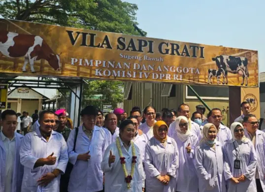 Kunjungan Komisi IV DPR RI bersama Kementerian Pertanian ke KUTT Suka Makmur Grati, Kabupaten Pasuruan, Jawa Timur. (Sumber: Istimewa)