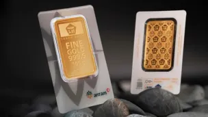 Pergerakan harga emas logam mulia produksi PT Aneka Tambang Tbk (Antam) menembus level Rp3 juta per gram. (Sumber: Dok/Logam Mulia Antam)