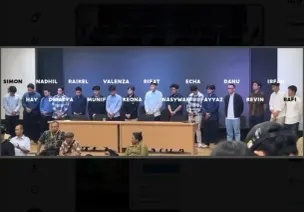 16 pelaku dugaan kasus pelecehan seksual di FHUI yang kini viral (Sumber: X/@throxn)