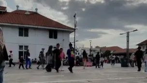 Pengunjung di kawasan Kota Tua, Tamansari, Jakarta Barat selama libur lebaran 2026. (Sumber: Istimewa)