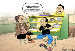Obrolan warteg edisi hari ini, Senin, 4 Mei 2026. (Sumber: Poskota/Arif Setiadi)