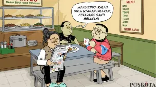 Obrolan warteg hari ini, Rabu, 20 Mei 2026. (Sumber: Poskota/Arif Setiadi)