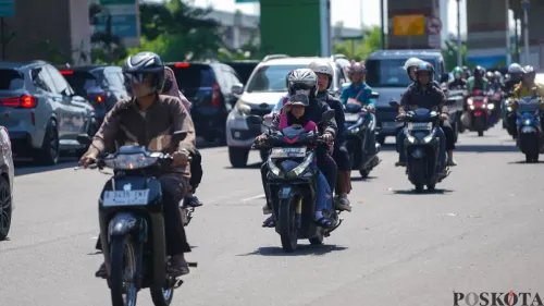 Ilustrasi mudik lebaran. (Sumber: Poskota/Bilal Ginanjar Nugraha)