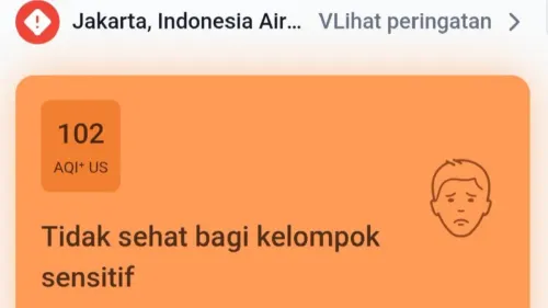 Data kondisi kualitas udara Jakarta pada Kamis, 3 September 2026 pukul 17.00 WIB pada laman IQAir. (Sumber: Tangkapan layar IQAir)